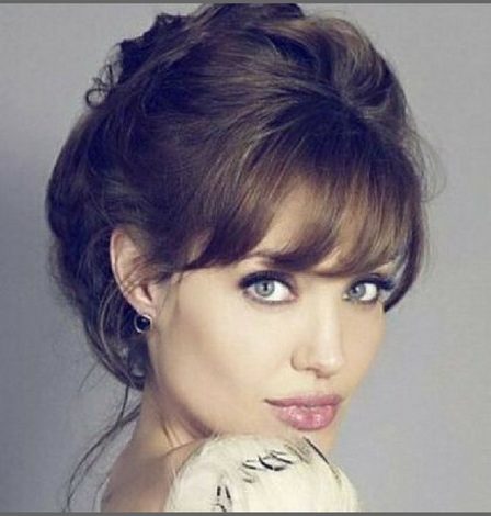 franjas Corte de cabelos com franjas