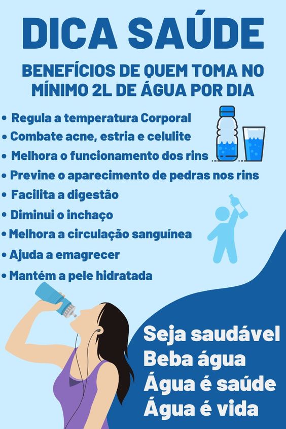 Benefícios De Beber água Para A Saúde - BelleVipOn